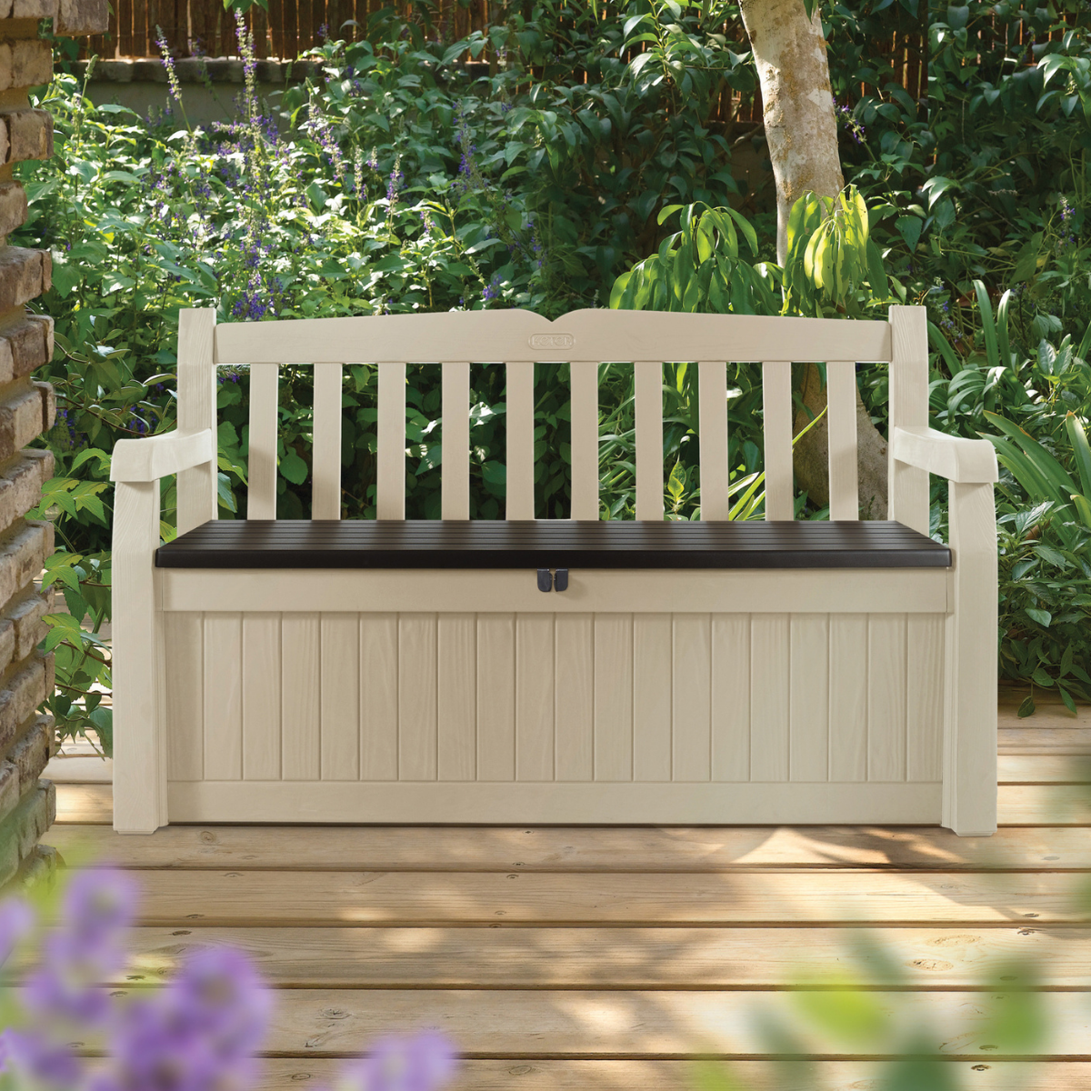 Banc coffre de jardin en résine Garden Bench® 265L - KETER